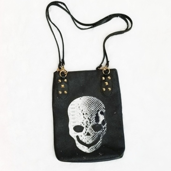 Jingpin Handbags - Jingpin Black Skeleton Crossbody bag